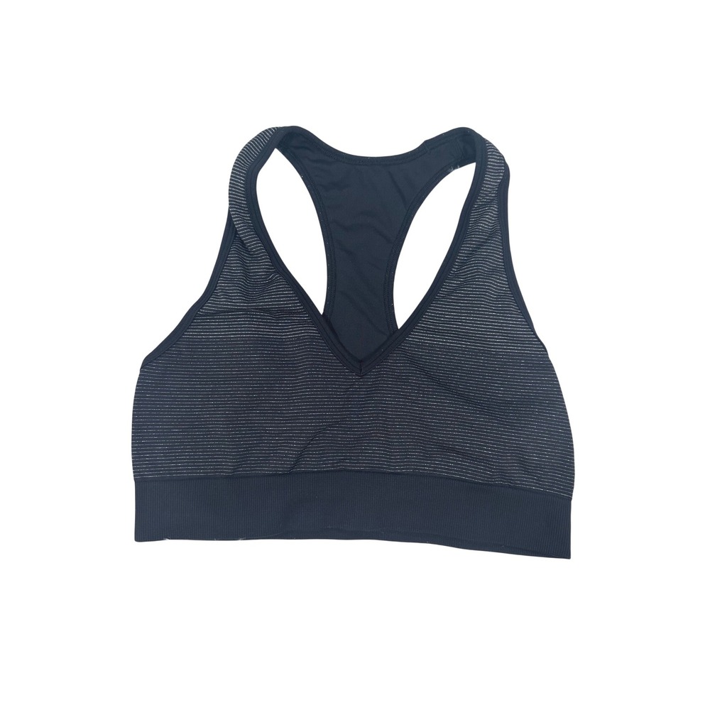Lululemon Ebb to Street Racerback Bra *Shine Black / Silver size 8 W2BNHS